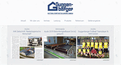Desktop Screenshot of guggenberger-betonwerk.de